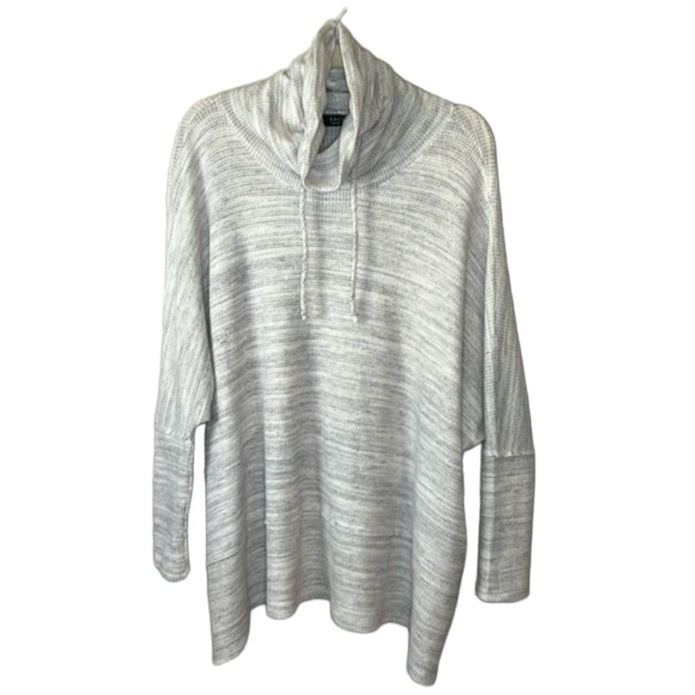 VICI Gray And White Cowl Neck Oversized Sweater Size S - Picture 2 of 7